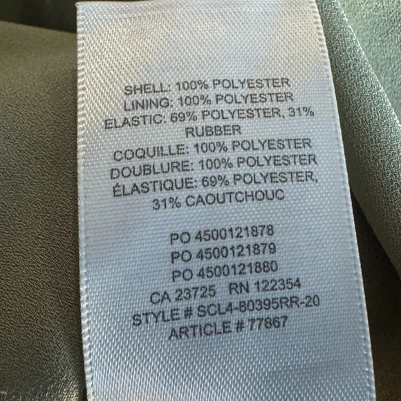 Wilfred Laken Short Sleeve Mini Dress in Sage Frost/Blues Sz M - Picture 15 of 16